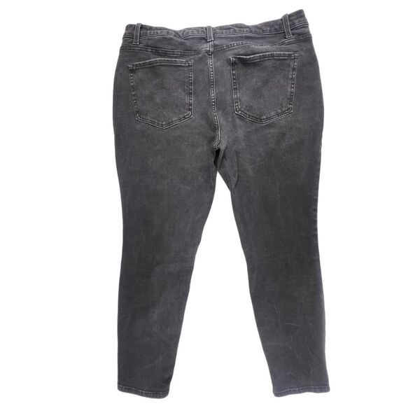 Time And True Jeans 18 Black Denim Casual Everyday Modern High Rise Basic Pants - Picture 7 of 9